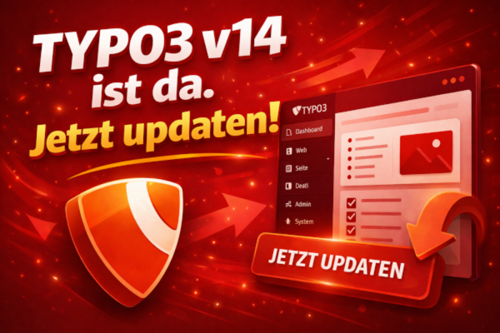 Illustration TYPO3 v14 ist da